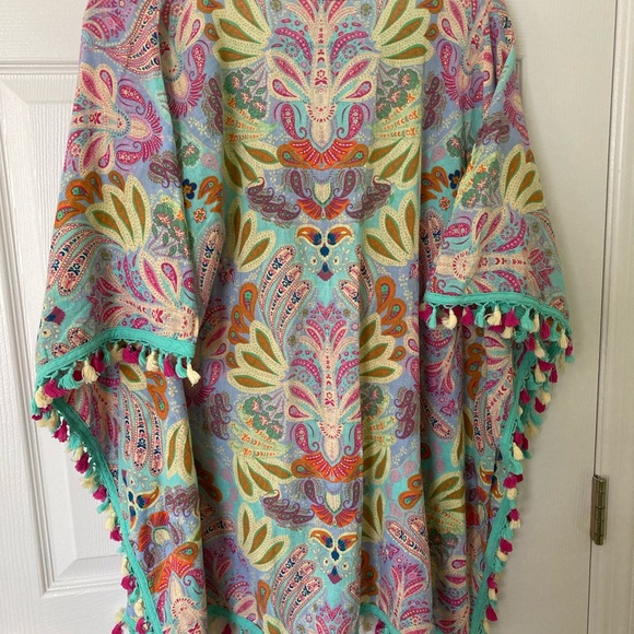 Matilda Jane Beach Poncho Coverup. OS - Picture 2 of 3